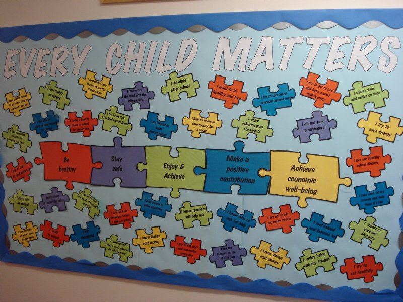 School display Every Child Matters